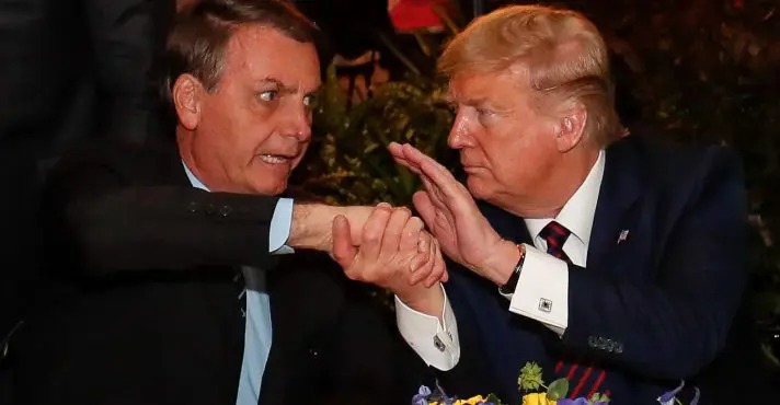 ‘Não fazem nada no Brasil além de perseguir Bolsonaro’, diz Trump